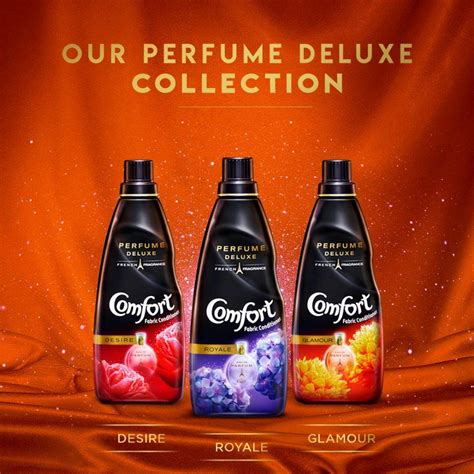 comfort perfume deluxe fabric conditioner.